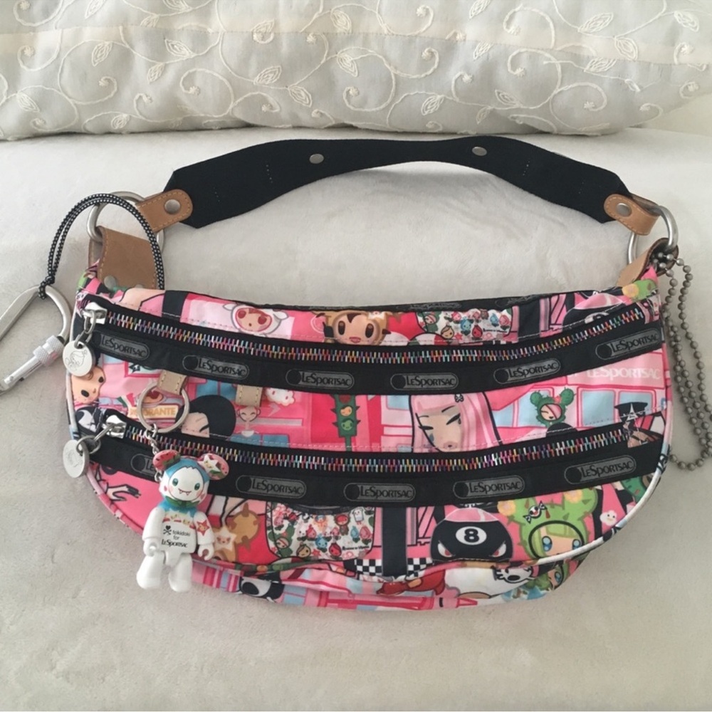 - - LeSportSac Tokidoki pink Purse